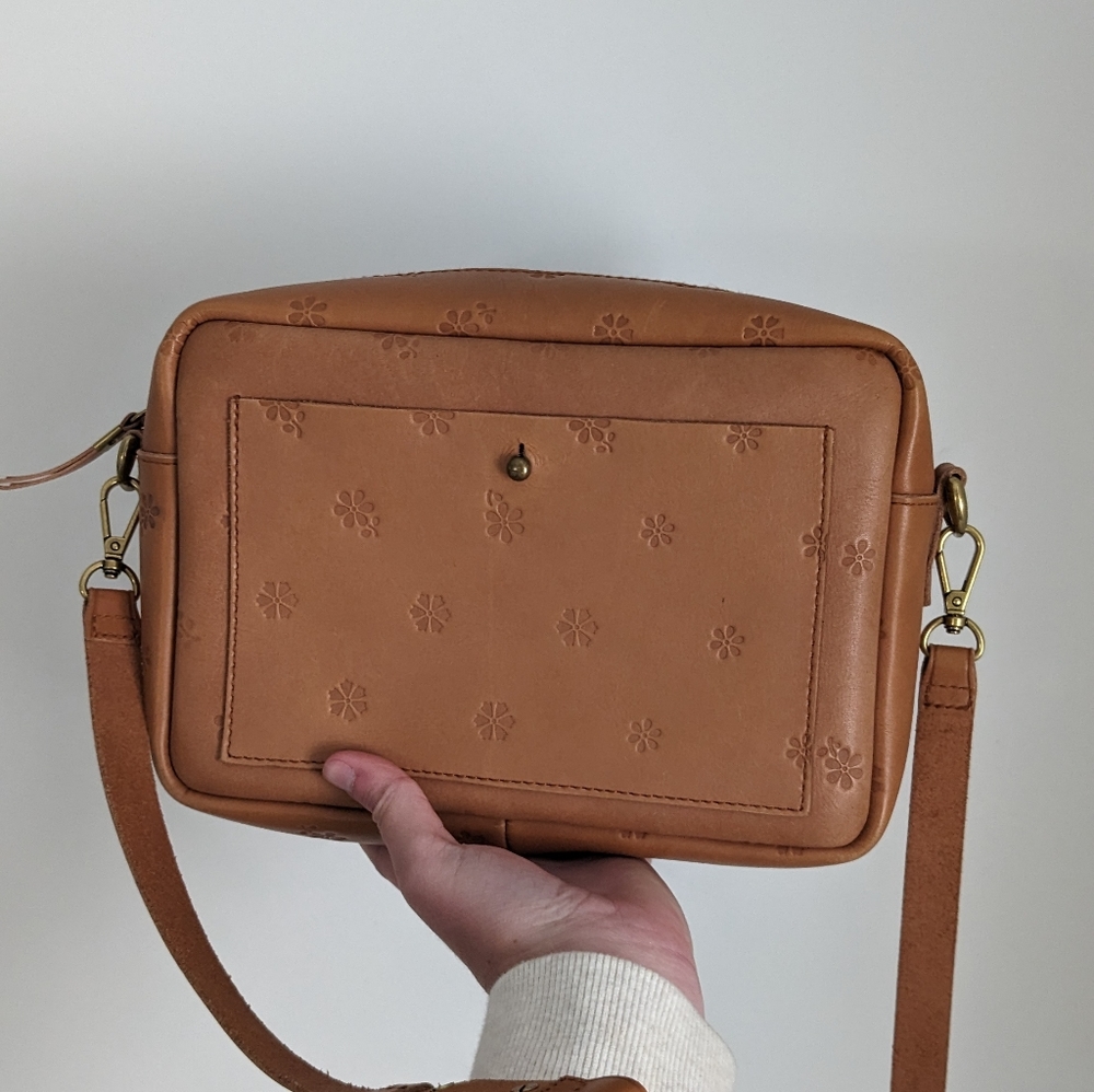 Madewell large transport camera bag: bandana embossed edition